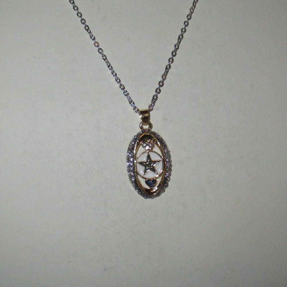 Dallas Cowboys Necklace Earrings and Ring Set